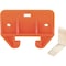 Prime-Line Orange, Plastic Drawer Track Guide Kit, PK2 R 7152 - alternate 1